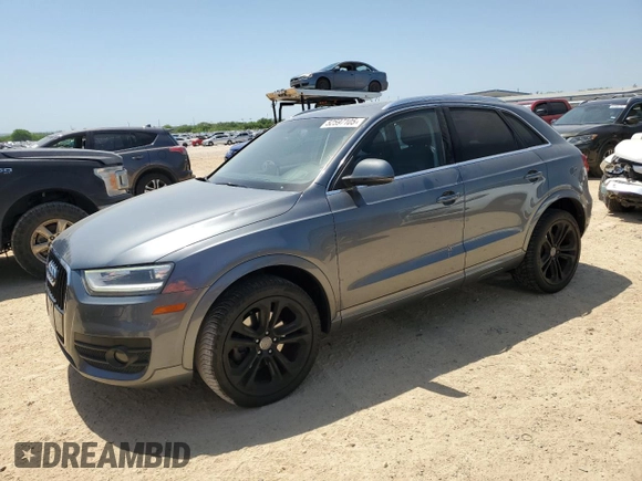 2015 Audi Q3 Prestige with VIN WA1GFCFS2FR000393, listed as a Copart auction lot 52597105 with 118,141 mi miles and Clean title. Bid and sale history available at DreamBid. Image 1.
