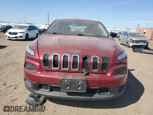 2016 Jeep Cherokee Altitude with VIN 1C4PJLAB7GW136579, listed as a Copart auction lot 48303895 with 111,611 mi miles and Salvage Title. Bid and sale history available at DreamBid. Image 5.
