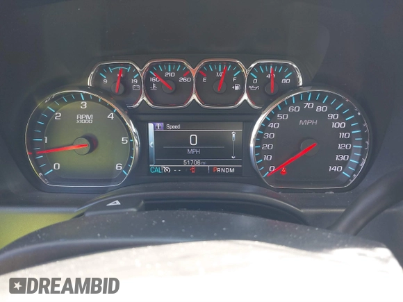 2015 Chevrolet Silverado 1500 LT with VIN 1GCVKREC0FZ200937, listed as a IAAI auction lot 41805994 with 51,706 mi miles. Bid and sale history available at carsss.com. Image 7.