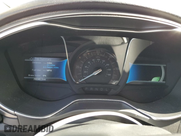 2017 Ford Fusion Hybrid SE with VIN 3FA6P0LU8HR381067, listed as a Copart auction lot 60173255 with 76,046 mi miles and Salvage title. Bid and sale history available at DreamBid. Image 9.
