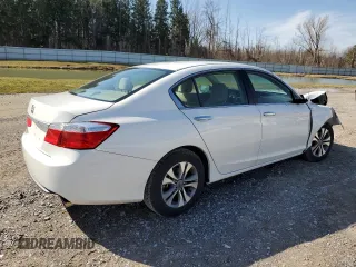 2015 Honda Accord Sedan LX with VIN 1HGCR2F3XFA220802, listed as a Copart auction lot 49339125 with Not Provided miles and Salvage Title. Bid and sale history available at carsss.com. Image 3.
