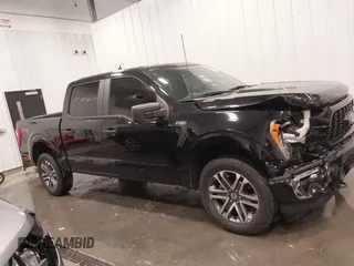 2021 Ford F-150 XL with VIN 1FTFW1E51MFD11166, listed as a IAAI auction lot 41883197 with 33,303 mi miles. Bid and sale history available at carsss.com. Image 14.