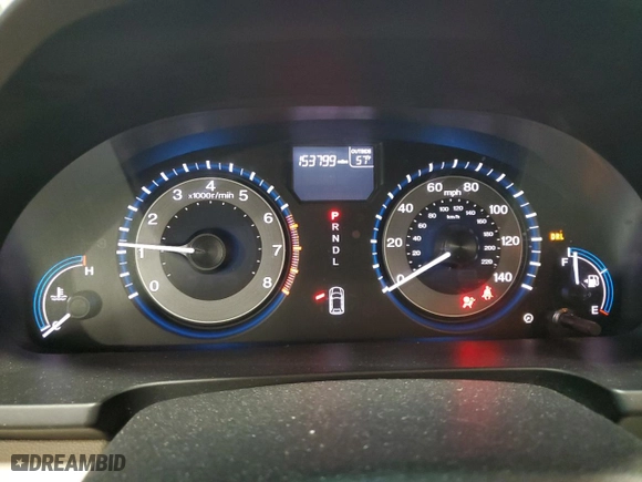 2013 Honda Odyssey EX-L with VIN 5FNRL5H68DB075279, listed as a Copart auction lot 50991385 with 153,799 mi miles and Salvage Title. Bid and sale history available at carsss.com. Image 9.