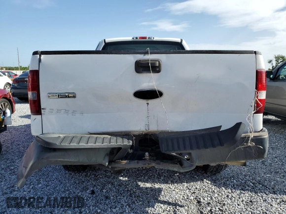 2006 Ford F-150 XL with VIN 1FTRF12206NA92670, listed as a Copart auction lot 62556185 with 127,068 mi miles and Non repairable. Bid and sale history available at DreamBid. Image 6.
