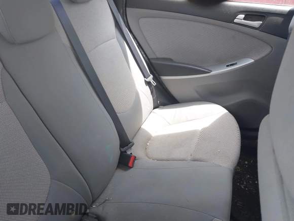 2013 Hyundai Accent GLS with VIN KMHCT4AE3DU403616, listed as a IAAI auction lot 42095208 with 128,523 mi miles. Bid and sale history available at carsss.com. Image 8.
