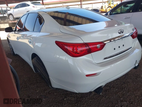 2015 Infiniti Q50 Premium z VIN JN1BV7AP4FM353666, wystawiony jako IAAI lot #42289579 z przebiegiem 96 894 mil mil oraz . Historia ofert i sprzedaży dostępna na DreamBid. Obrazek 3.