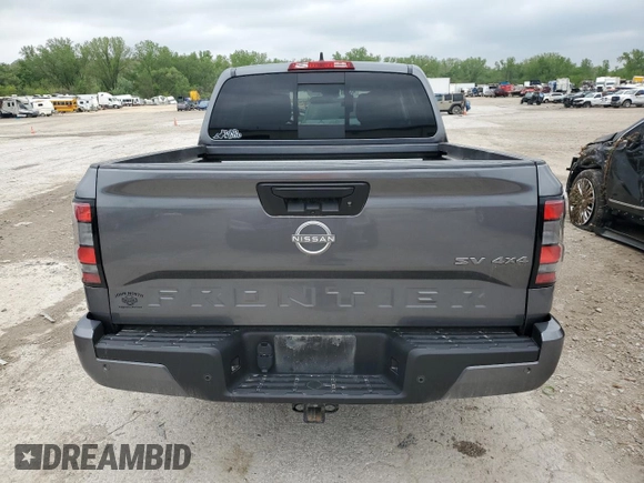 2023 Nissan Frontier SV с VIN 1N6ED1EK1PN649830, выставлен на аукционе Copart как лот 54631155 с пробегом 29 101 миль миль и Списание • Salvage title. История ставок и продаж доступна на DreamBid. Изображение 6.
