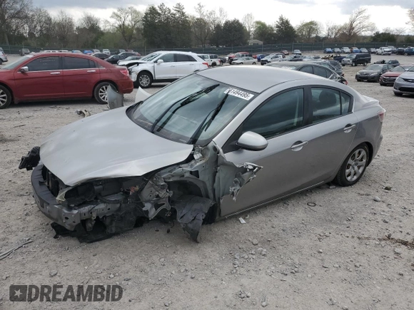 2013 Mazda Mazda3 i Sport with VIN JM1BL1U73D1740574, listed as a Copart auction lot 51494495 with 98,319 mi miles and Salvage Title. Bid and sale history available at carsss.com. Image 1.
