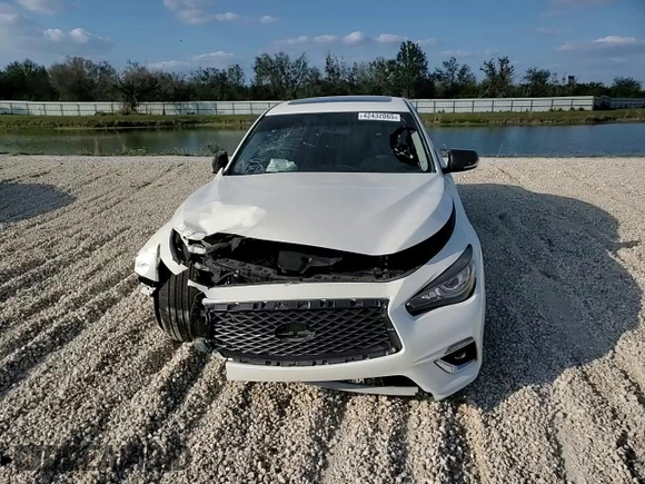 2019 Infiniti Q50 3.0t LUXE with VIN JN1EV7AP0KM518880, listed as a Copart auction lot 42432065 with 63,835 mi miles and Non Repairable. Bid and sale history available at carsss.com. Image 11.