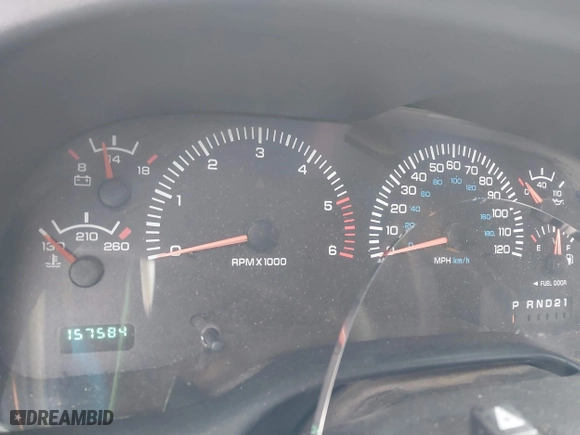 1999 Dodge Ram 1500 with VIN 3B7HF13Z8XG140644, listed as a IAAI auction lot 41971280 with 157,584 mi miles. Bid and sale history available at carsss.com. Image 7.