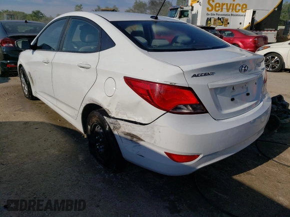 2017 Hyundai Accent SE with VIN KMHCT4AE1HU340568, listed as a Copart auction lot 60994693 with 61,941 mi miles. Bid and sale history available at carsss.com. Image 2.