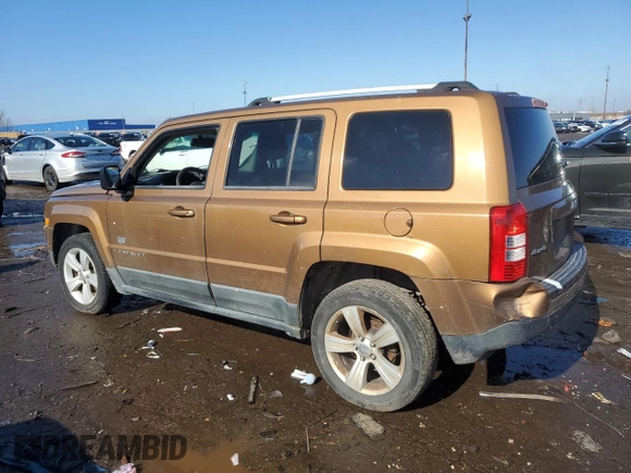 2011 Jeep Patriot Latitude X with VIN 1J4NF4GBXBD165241, listed as a Copart auction lot 46811435 with 197,802 mi miles and Clean Title. Bid and sale history available at DreamBid. Image 2.