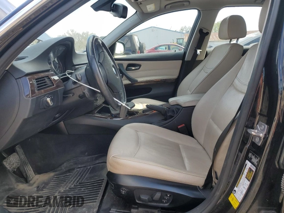2011 BMW 3 Series 335i xDrive with VIN WBAPL5C58BA920866, listed as a Copart auction lot 52519045 with 111,106 mi miles and Salvage title. Bid and sale history available at DreamBid. Image 7.