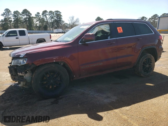 2017 Jeep Grand Cherokee Laredo with VIN 1C4RJFAG2HC784131, listed as a Copart auction lot 47881145 with 116,301 mi miles and Salvage Title. Bid and sale history available at carsss.com. Image 1.