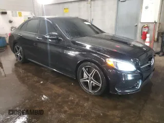 2017 Mercedes-Benz C 43 AMG with VIN 55SWF6EB3HU223800, listed as a Copart auction lot 42939435 with 102,460 mi miles and Salvage Title. Bid and sale history available at DreamBid. Image 4.