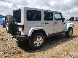 2017 Jeep Wrangler Unlimited Sahara with VIN 1C4HJWEG8HL580262, listed as a Copart auction lot 60118455 with 63,075 mi miles and Salvage title. Bid and sale history available at DreamBid. Image 3.