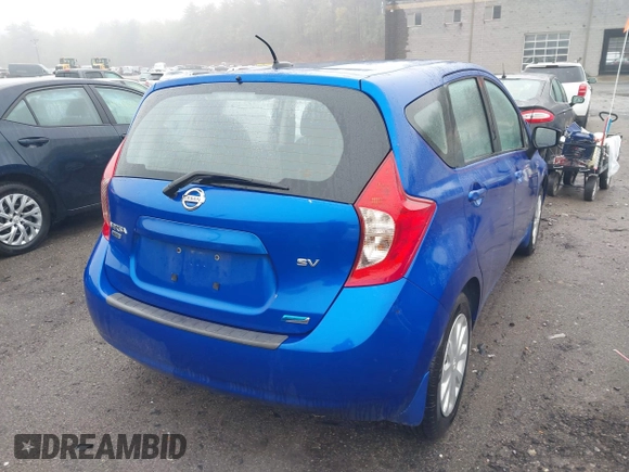 2015 Nissan Note SV with VIN 3N1CE2CP4FL394989, listed as a IAAI auction lot 42175087 with 37,262 mi miles and . Bid and sale history available at DreamBid. Image 4.