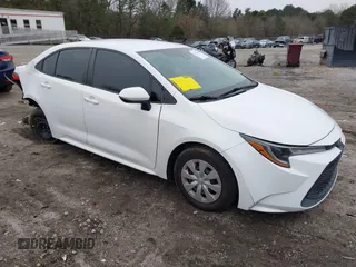 2020 Toyota Corolla L with VIN 5YFDPRAEXLP106963, listed as a IAAI auction lot 41343163 with 62,586 mi miles and . Bid and sale history available at DreamBid. Image 1.