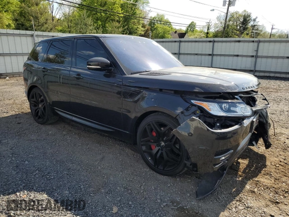 2017 Land Rover Range Rover Sport HSE Dynamic with VIN SALWV2FV4HA176090, listed as a Copart auction lot 54978145 with 137,376 mi miles and Salvage title. Bid and sale history available at DreamBid. Image 4.