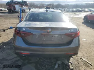 2017 Alfa Romeo Giulia Ti with VIN ZARFAEEN5H7538419, listed as a Copart auction lot 49864525 with 67,906 mi miles and Salvage Title. Bid and sale history available at carsss.com. Image 6.