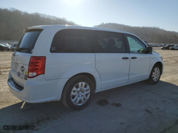 2019 Dodge Grand Caravan SE with VIN 2C4RDGBG3KR642431, listed as a Copart auction lot 50141125 with 82,082 mi miles and Salvage Title. Bid and sale history available at carsss.com. Image 3.