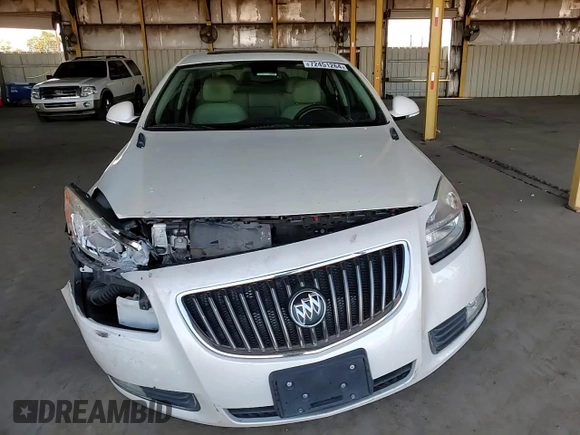 2013 Buick Regal Turbo Premium 1 with VIN 2G4GS5EVXD9152675, listed as a Copart auction lot 72451264 with 81,506 mi miles and Salvage Title. Bid and sale history available at carsss.com. Image 11.