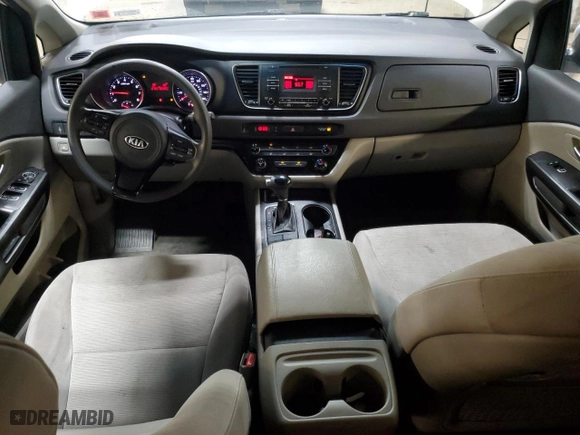 2015 Kia Sedona L with VIN KNDMA5C18F6039912, listed as a Copart auction lot 50732065 with 104,427 mi miles and Salvage Title. Bid and sale history available at carsss.com. Image 8.