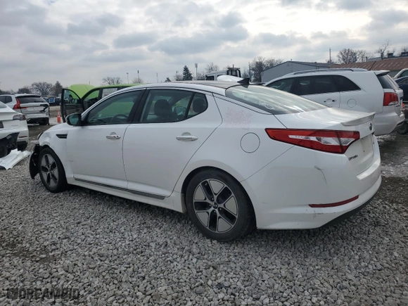 2012 Kia Optima Hybrid with VIN KNAGM4AD1C5015140, listed as a Copart auction lot 83005014 with 0 mi miles and Clean Title. Bid and sale history available at carsss.com. Image 2.