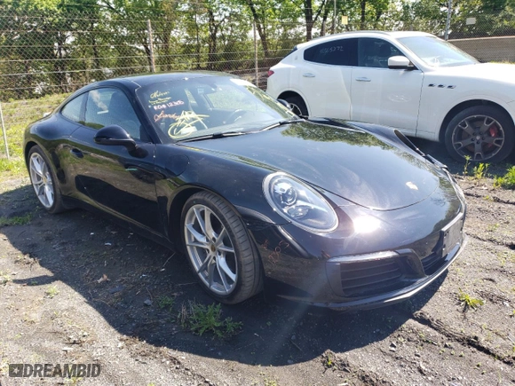 2018 Porsche 911 Carrera with VIN WP0AA2A93JS106166, listed as a Copart auction lot 51105893 with 11,476 mi miles. Bid and sale history available at carsss.com. Image 4.