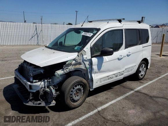 2015 Ford Transit Connect XLT with VIN NM0AE8F78F1185830, listed as a Copart auction lot 70062174 with 72,658 mi miles and Salvage title. Bid and sale history available at DreamBid. Image 1.