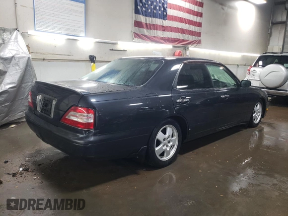 1997 Nissan Maxima with VIN HBY33200347, listed as a Copart auction lot 47182085 with 173,662 mi miles and Salvage title. Bid and sale history available at DreamBid. Image 3.