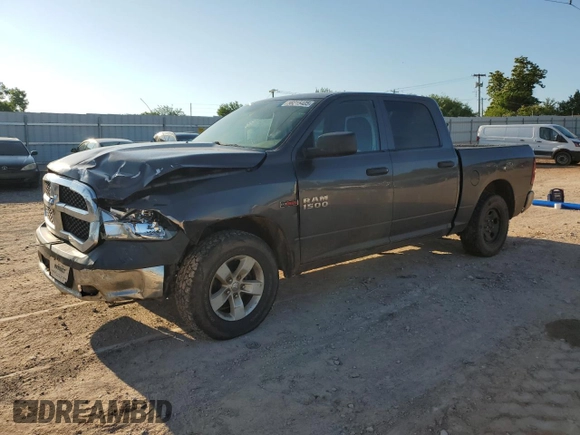 2018 Ram 1500 Tradesman with VIN 1C6RR7KM7JS338420, listed as a Copart auction lot 56215405 with 241,446 mi miles and Salvage title. Bid and sale history available at DreamBid. Image 1.