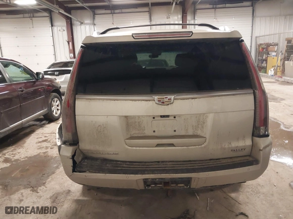 2017 Cadillac Escalade Premium Luxury with VIN 1GYS4CKJ9HR390988, listed as a IAAI auction lot 41626132 with 166,185 mi miles. Bid and sale history available at carsss.com. Image 17.