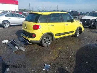 2014 FIAT 500L Trekking z VIN ZFBCFADH4EZ013485, wystawiony jako IAAI lot #42104043 z przebiegiem 157 744 mil mil oraz . Historia ofert i sprzedaży dostępna na DreamBid. Obrazek 4.