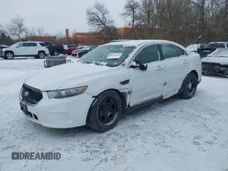 2017 Ford Police Interceptor Sedan with VIN 1FAHP2L88HG100142, listed as a IAAI auction lot 41608283 with 113,786 mi miles. Bid and sale history available at carsss.com. Image 2.
