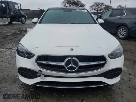 2024 Mercedes-Benz C 300 with VIN W1KAF4GB8RR213116, listed as a Copart auction lot 50662345 with 2,256 mi miles and Salvage Title. Bid and sale history available at DreamBid. Image 5.