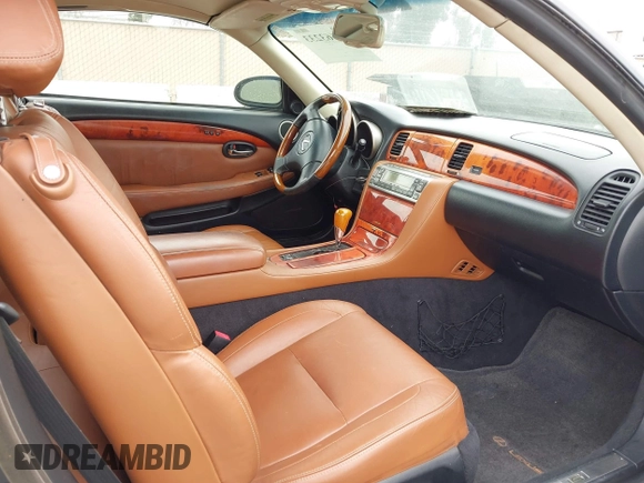 2003 Lexus SC 430 with VIN JTHFN48Y130047778, listed as a IAAI auction lot 41663233 with 179,086 mi miles and . Bid and sale history available at DreamBid. Image 5.