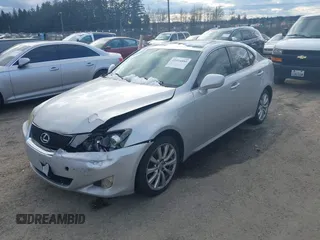 2007 Lexus IS 250 with VIN JTHCK262672013022, listed as a IAAI auction lot 41514880 with 135,868 mi miles. Bid and sale history available at carsss.com. Image 2.