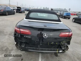 2023 Mercedes-Benz E-Class E 450 with VIN W1K1K5JB7PF207672, listed as a Copart auction lot 47385654 with 735 mi miles and Salvage Title. Bid and sale history available at carsss.com. Image 6.