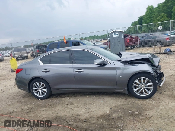 2015 Infiniti Q50 Premium with VIN JN1BV7AP7FM338434, listed as a IAAI auction lot 42158445 with 115,685 mi miles and . Bid and sale history available at DreamBid. Image 14.