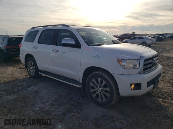2013 Toyota Sequoia Limited with VIN 5TDKY5G1XDS050291, listed as a Copart auction lot 81901344 with 259,261 mi miles and Salvage Title. Bid and sale history available at carsss.com. Image 4.