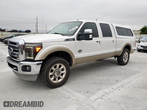 2011 Ford F-250 XL with VIN 1FT7W2BT3BEC24594, listed as a Copart auction lot 59517695 with 289,337 mi miles and Salvage title. Bid and sale history available at DreamBid. Image 1.