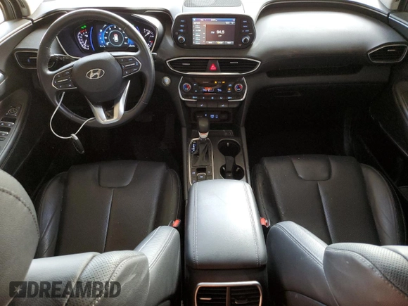 2020 Hyundai Santa Fe SEL with VIN 5NMS3CAA2LH245556, listed as a Copart auction lot 43567925 with 44,670 mi miles and Salvage Title. Bid and sale history available at carsss.com. Image 8.