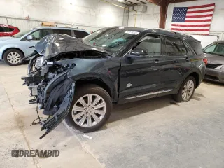2023 Ford Explorer King Ranch z VIN 1FM5K8LC6PGB96625, wystawiony jako Copart lot #53879535 z przebiegiem Nie podano mil oraz Szkoda całkowita • Salvage title. Historia ofert i sprzedaży dostępna na DreamBid. Obrazek 1.
