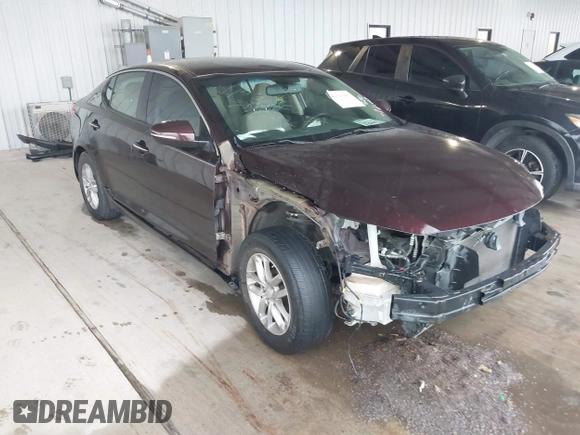 2013 Kia Optima LX with VIN 5XXGM4A76DG252622, listed as a IAAI auction lot 41890887 with 128,002 mi miles and . Bid and sale history available at carsss.com. Image 1.