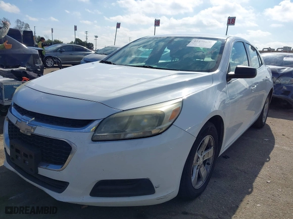 2015 Chevrolet Malibu LS with VIN 1G11B5SL3FF109540, listed as a IAAI auction lot 41478036 with 173,205 mi miles. Bid and sale history available at carsss.com. Image 2.