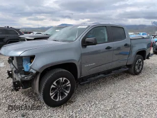 2022 Chevrolet Colorado 4WD Z71 z VIN 1GCGTDEN1N1215793, wystawiony jako Copart lot #55063765 z przebiegiem 18 828 mil mil oraz Szkoda całkowita • Salvage title. Historia ofert i sprzedaży dostępna na DreamBid. Obrazek 1.