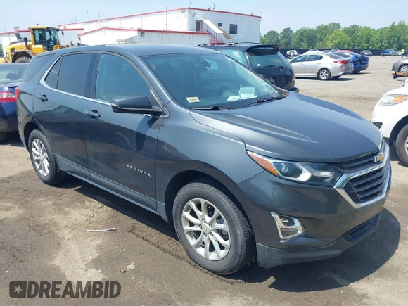 2019 Chevrolet Equinox LT z VIN 2GNAXTEV8K6230716, wystawiony jako IAAI lot #42273645 z przebiegiem 63 762 mil mil oraz . Historia ofert i sprzedaży dostępna na DreamBid. Obrazek 1.