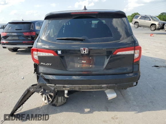2021 Honda Pilot EX-L z VIN 5FNYF5H54MB038661, wystawiony jako Copart lot #55385035 z przebiegiem 56 686 mil mil oraz Szkoda całkowita • Salvage title. Historia ofert i sprzedaży dostępna na DreamBid. Obrazek 6.