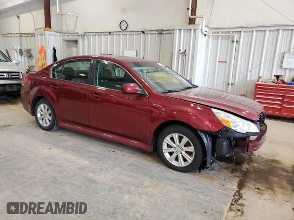 2010 Subaru Legacy Premium All-Weather Anniversary with VIN 4S3BMCH65A3231435, listed as a Copart auction lot 58275595 with 84,931 mi miles and Non repairable. Bid and sale history available at DreamBid. Image 4.